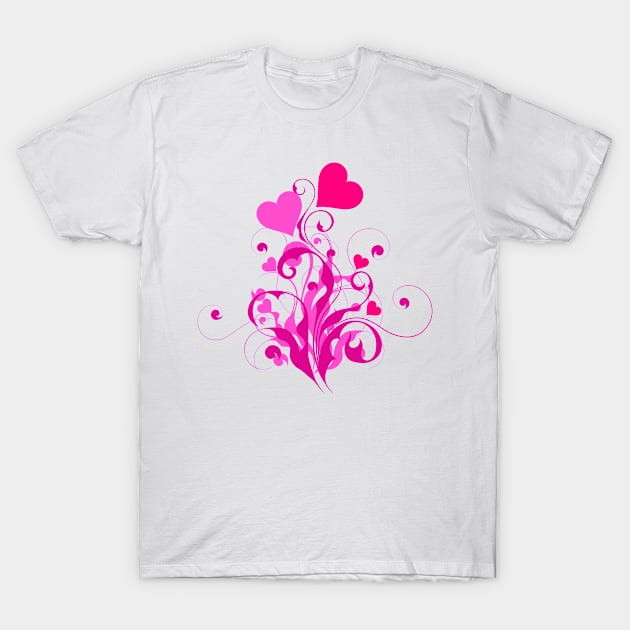 Growing love. T-Shirt by LeonLedesma